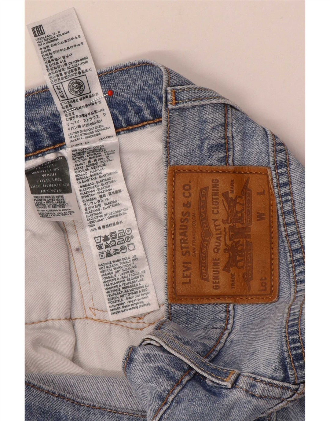 Levi's Herren 511 Slim Jeans W30 L30 Blaue Baumwolle