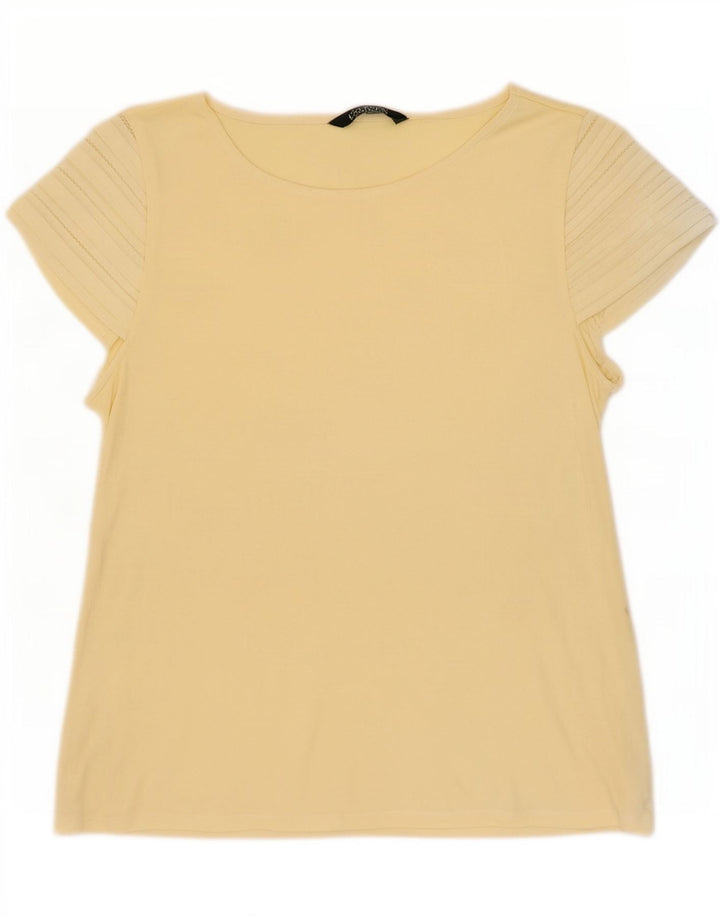 Ralph Lauren Damen T-Shirt Top UK 10 Small Gelb