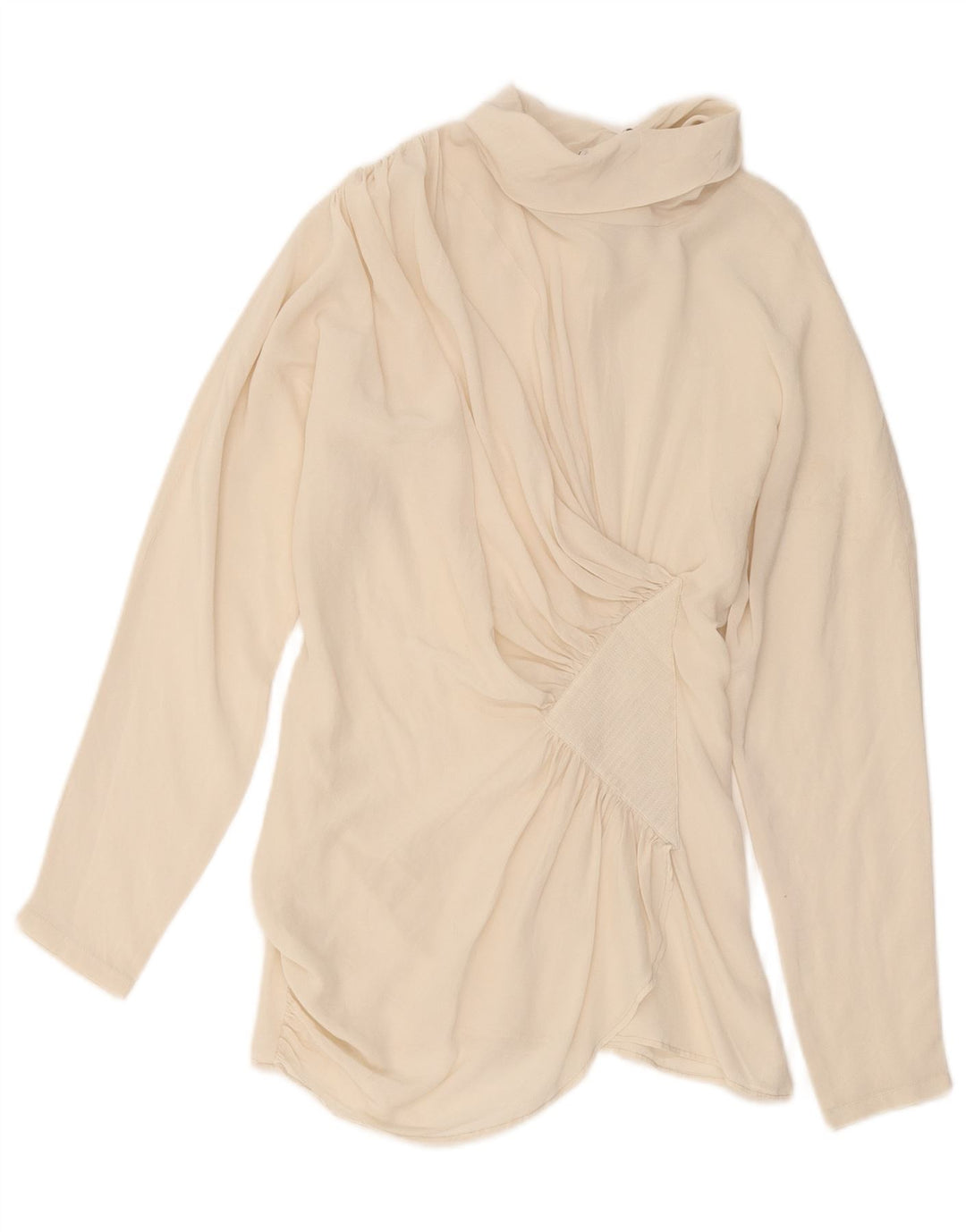 Pancaldi & B Damen-Blusenoberteil UK 10 Small Off White Silk