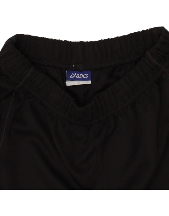 ASICS Girls Sport Shorts 14-15 Years Black Polyester Vintage Asics and Second-Hand Asics from Messina Hembry 