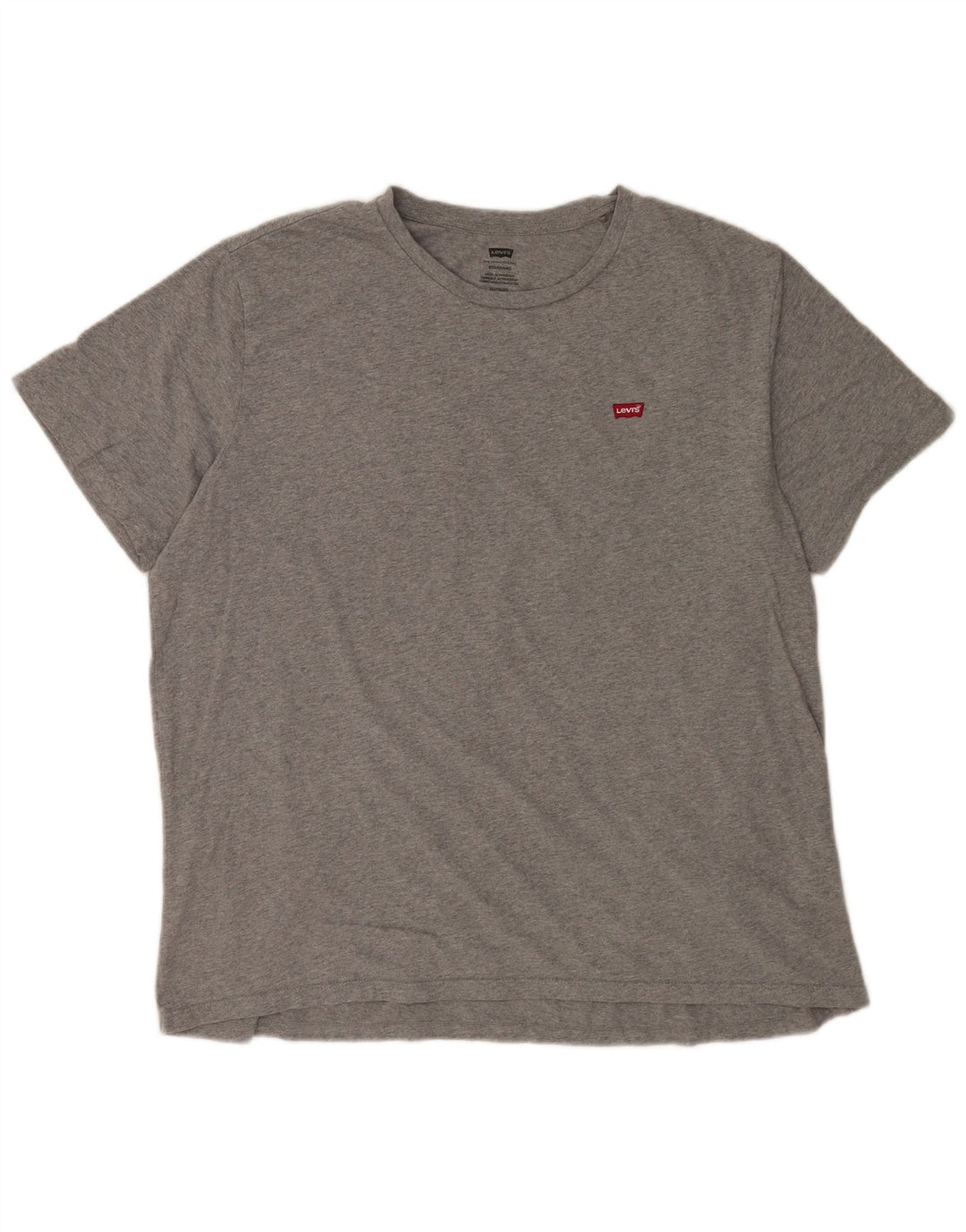 Levi's Herren Standard T-Shirt Top XL Grau Baumwolle