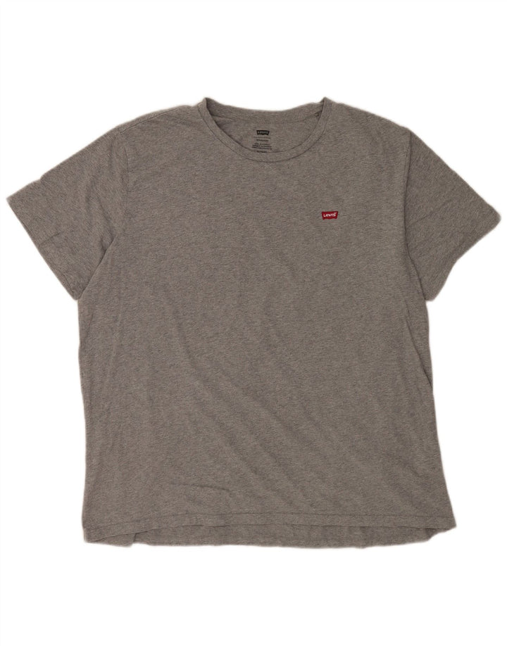 Levi's Herren Standard T-Shirt Top XL Grau Baumwolle