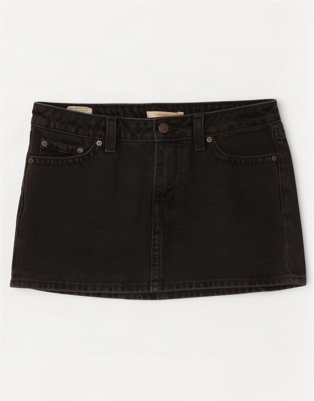 Levi's Damen Mini-Jeansrock W28 mittelgraue Baumwolle