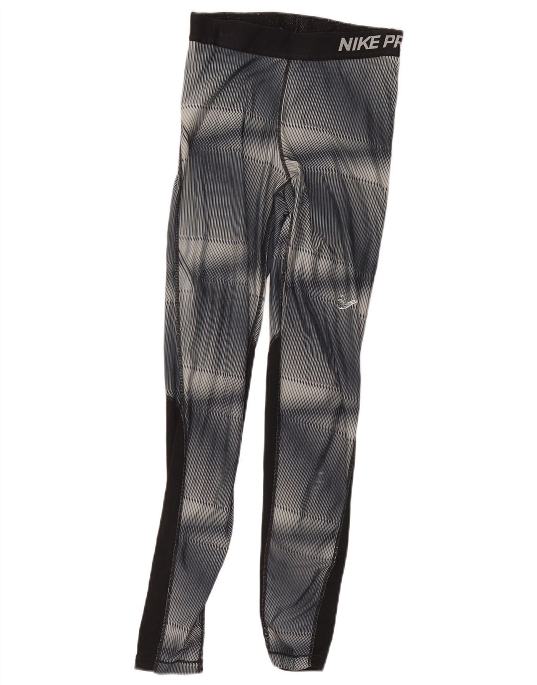 Nike Jungen-Leggings mit Grafik, 10–11 Jahre, graues Colourblock-Polyester