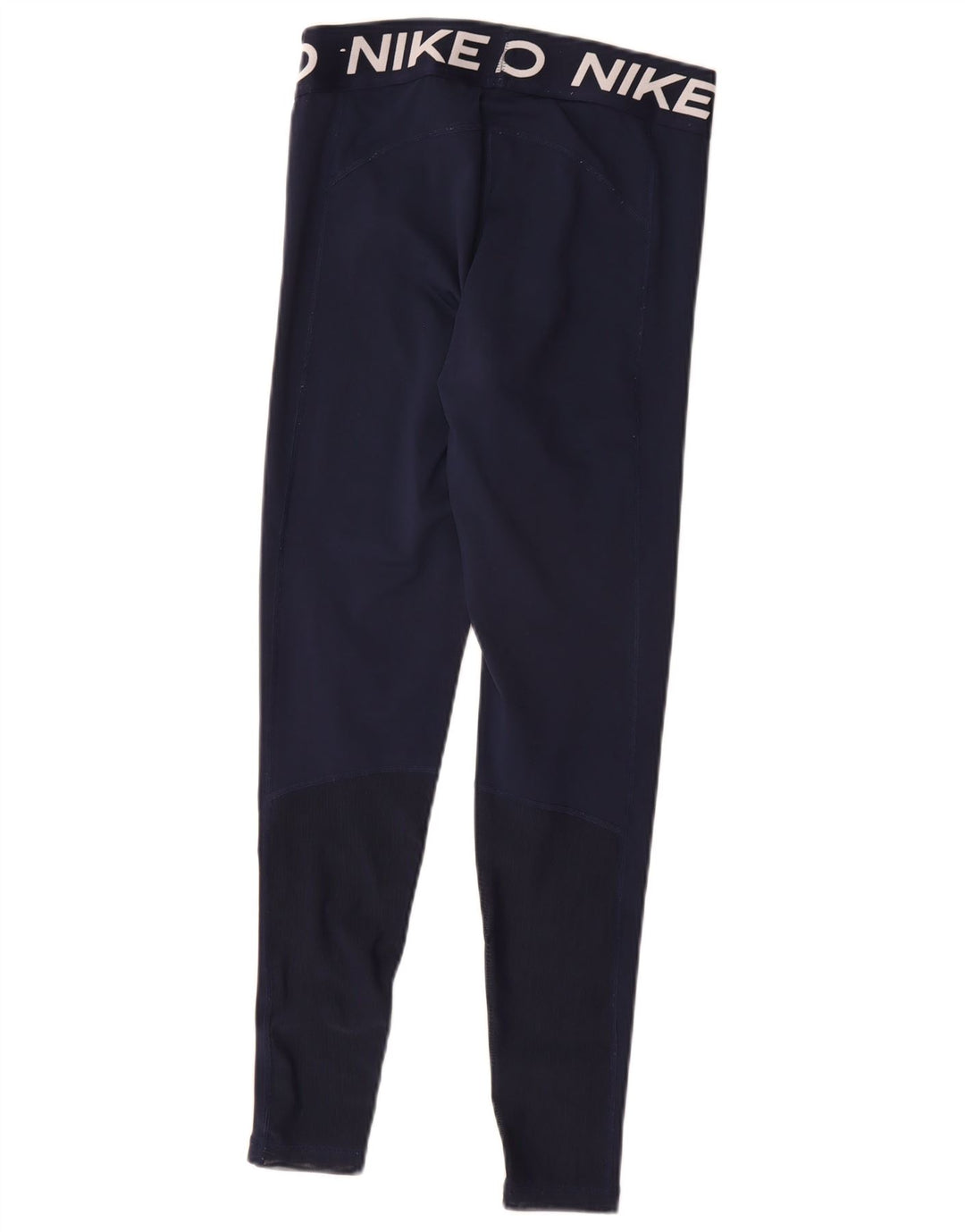 Nike Damen Dri Fit Graphic Leggings UK 12 Medium Marineblau Polyester