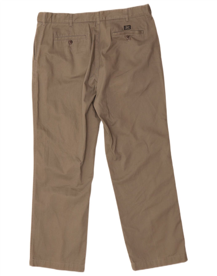 Bhs Gerade Chinohose für Herren, W38, L31, Khaki, Baumwolle