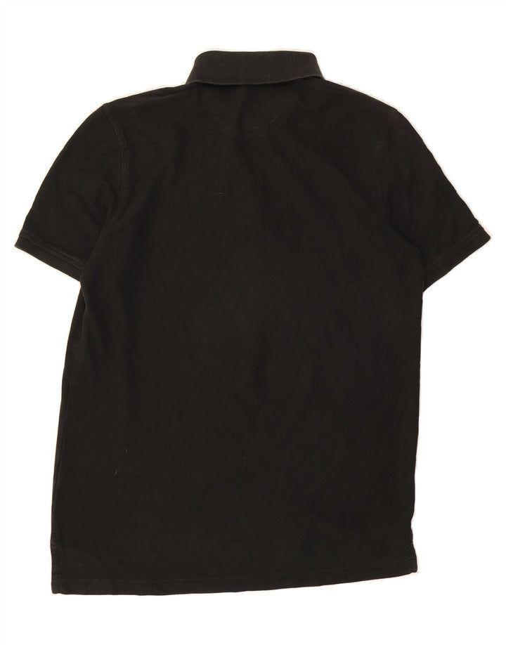 IZOD Mens Polo Shirt Medium Black Cotton Vintage Izod and Second-Hand Izod from Messina Hembry 