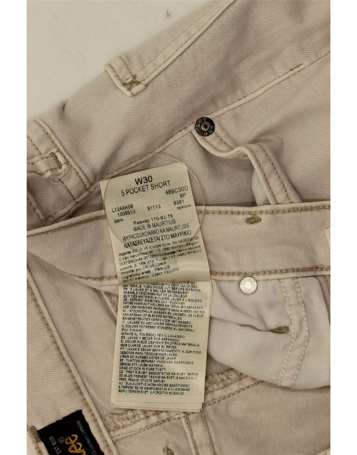 Lee Herren Jeansshorts W30 Mittelbeige Baumwolle
