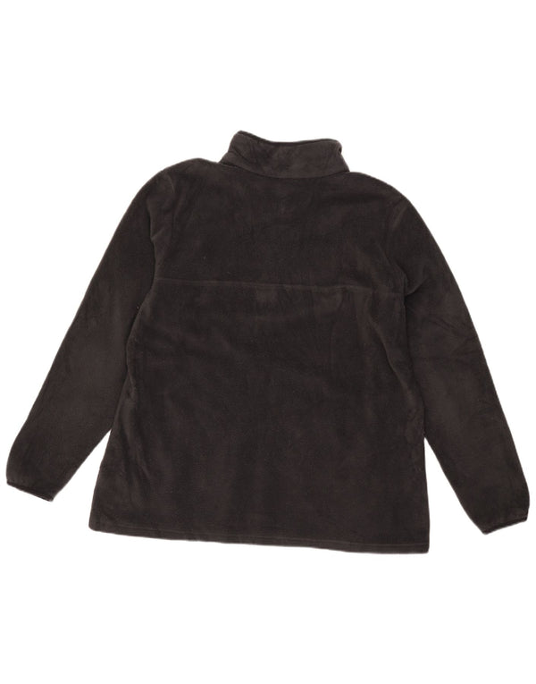 Columbia Damen-Fleecepullover mit Knopfkragen, UK 18, XL, Grau, Polyester