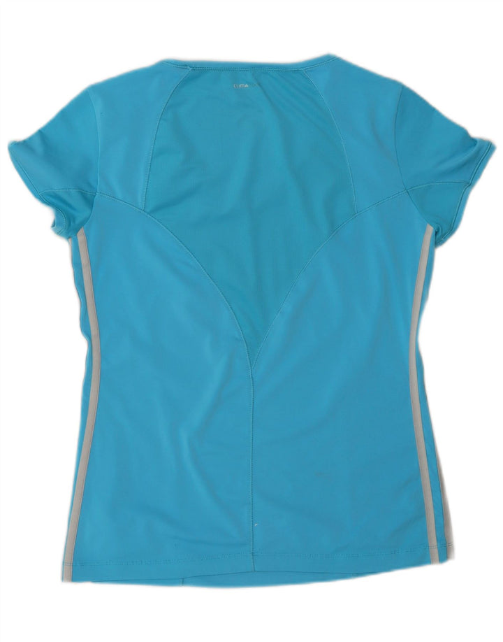 Adidas Damen Climacool T-Shirt Top UK 16 Large Blau
