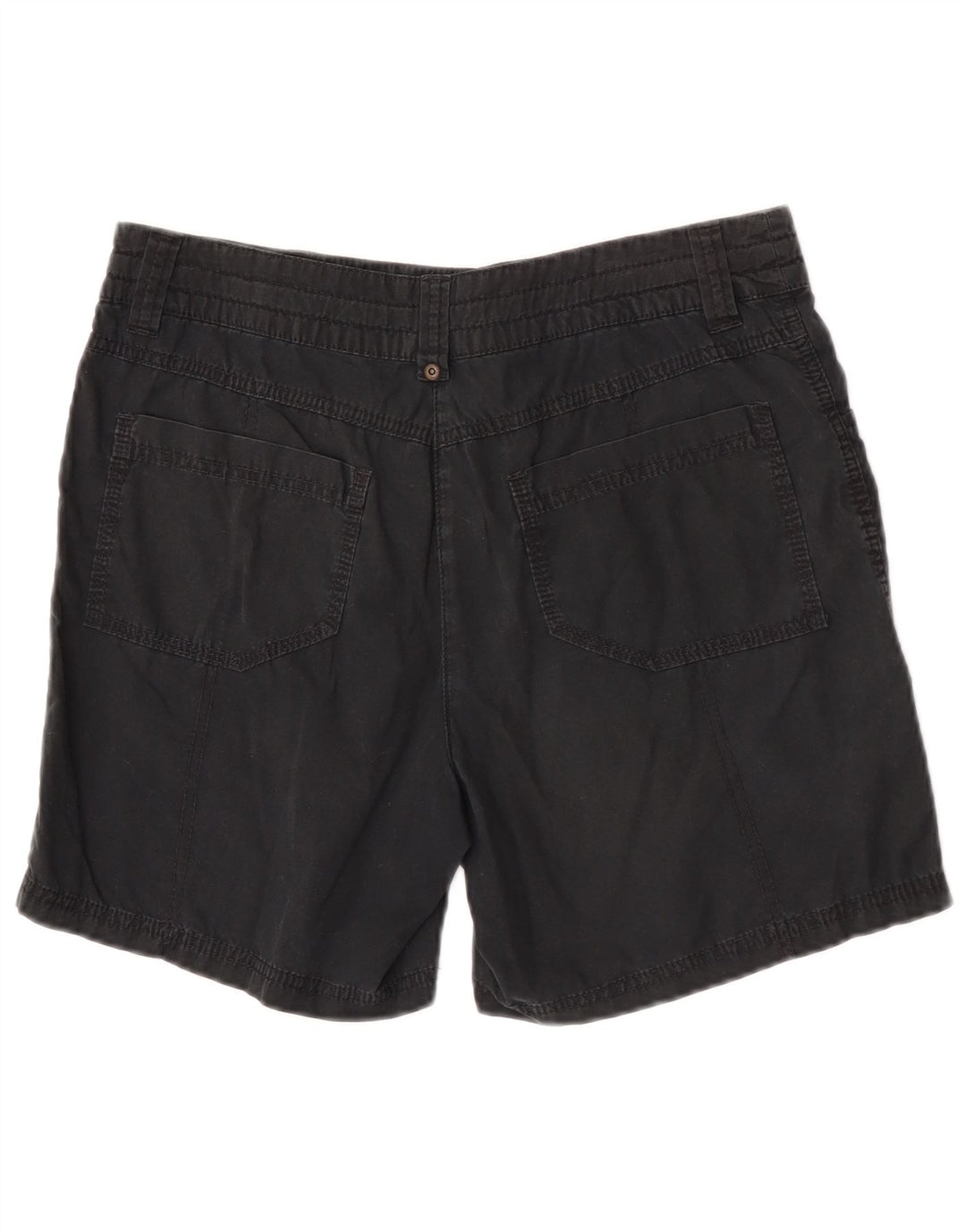 Marks & Spencer Damen Freizeitshorts UK 12 Medium W31 Schwarze Baumwolle