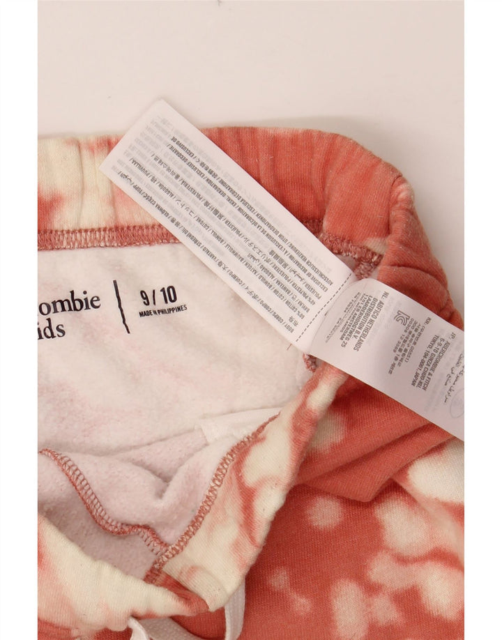 ABERCROMBIE & FITCH Sportshorts für Mädchen, 9–10 Jahre, rosa Batik-Baumwolle