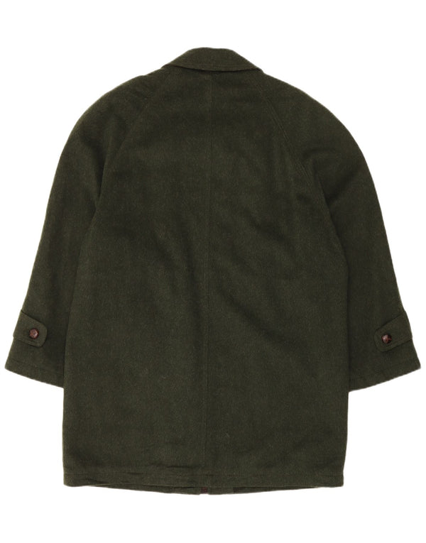Rehbochloden Herrenmantel UK 46 3XL Khaki Wolle
