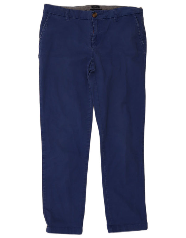 Tommy Hilfiger Damen Crop Slim Chino Hose US 8 Medium W34 L28 Blau