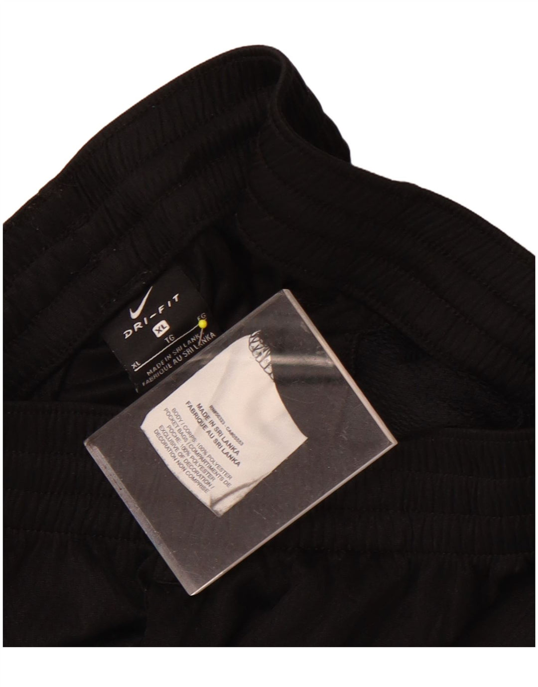 Nike Dri Fit Sportshorts für Jungen, 13–14 Jahre, XL, schwarzes Farbblock-Polyester