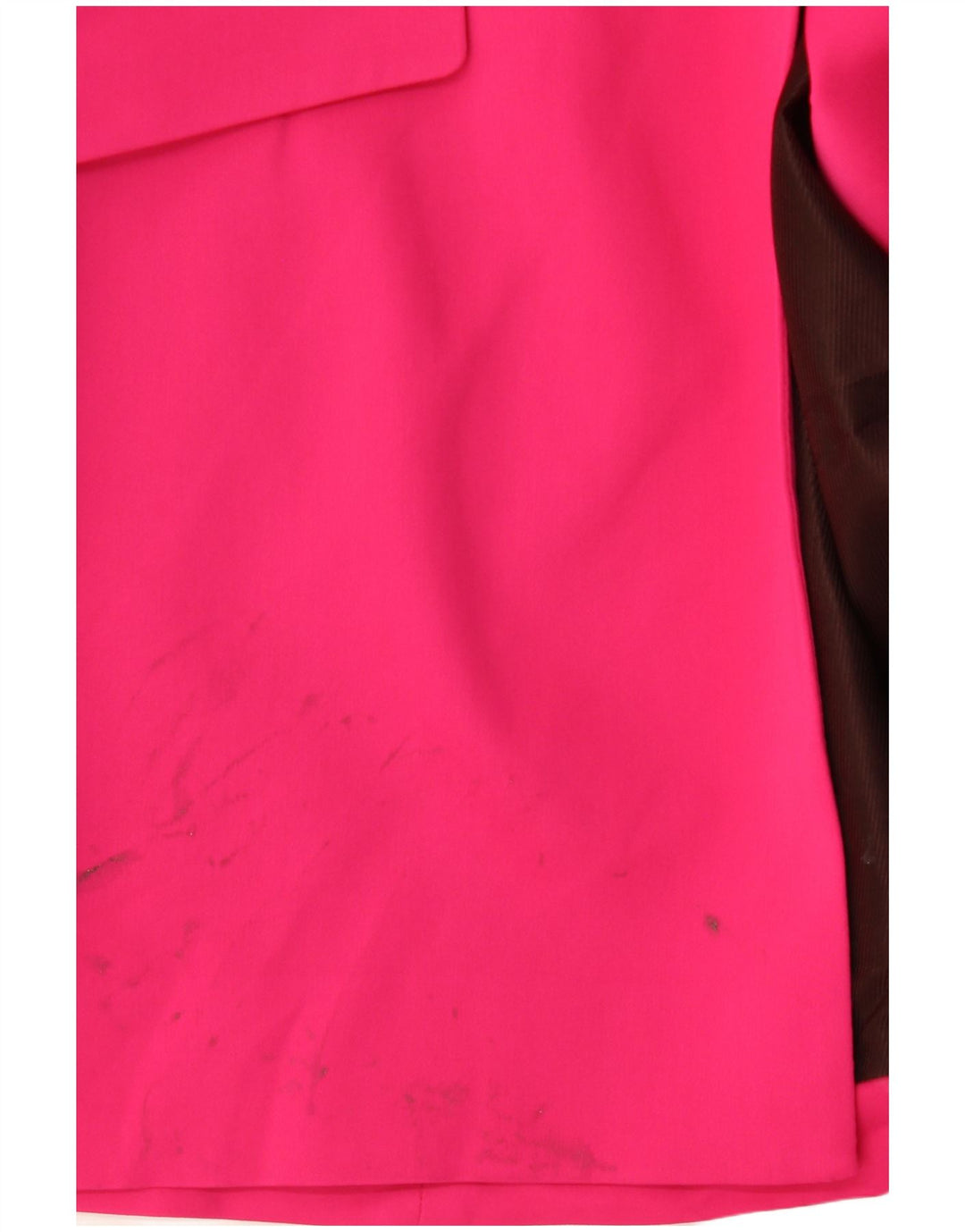 Zara Damen 2-Knopf-Blazerjacke UK 12 Mittelrosa Viskose