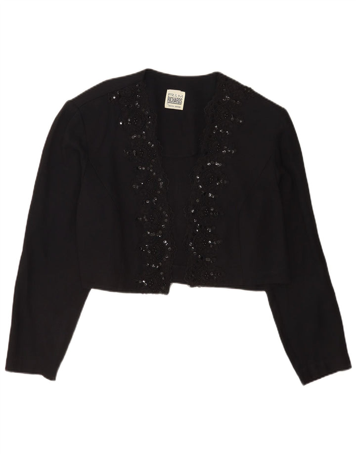 R&M Richards Damen Bolerojacke UK 14 Medium Black Rayon