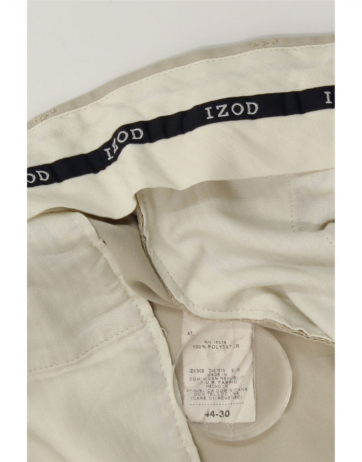 Izod Herren-Caprihose mit Pegged, W44, L22, beige Baumwolle
