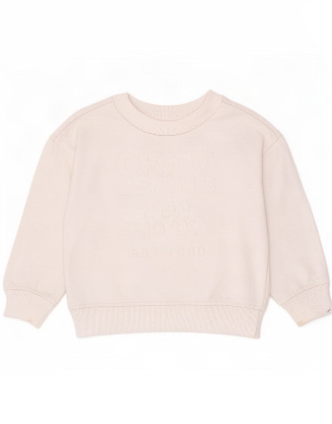Dkny Jungen-Sweatshirt mit Grafik, 2–3 Jahre, weiße Baumwolle