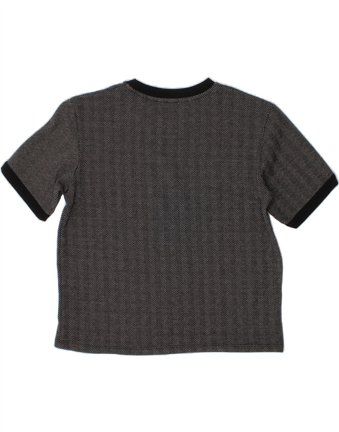 ZARA Girls T-Shirt Top 15-16 Years Grey Herringbone Vintage Zara and Second-Hand Zara from Messina Hembry 