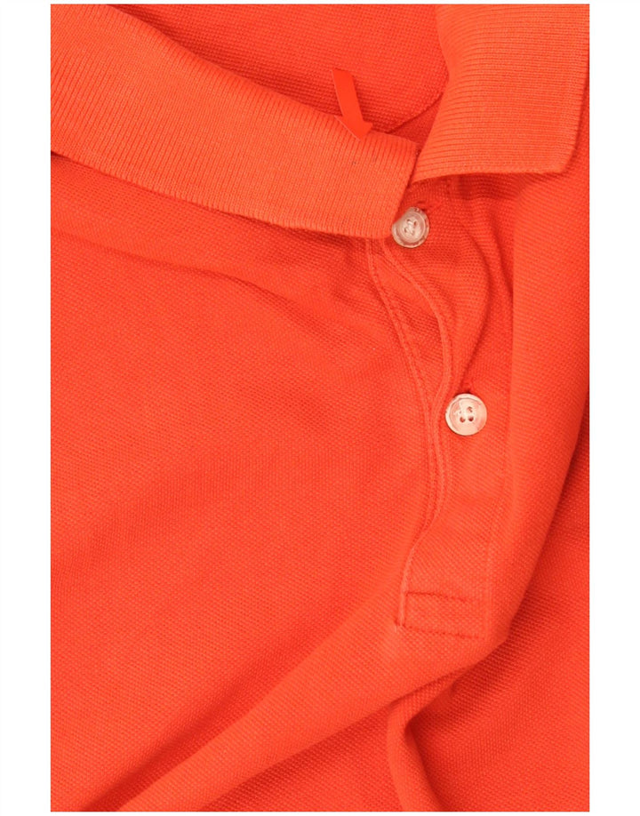 DKNY Herren-Poloshirt mit Grafik, 2XL, Orange, Baumwolle