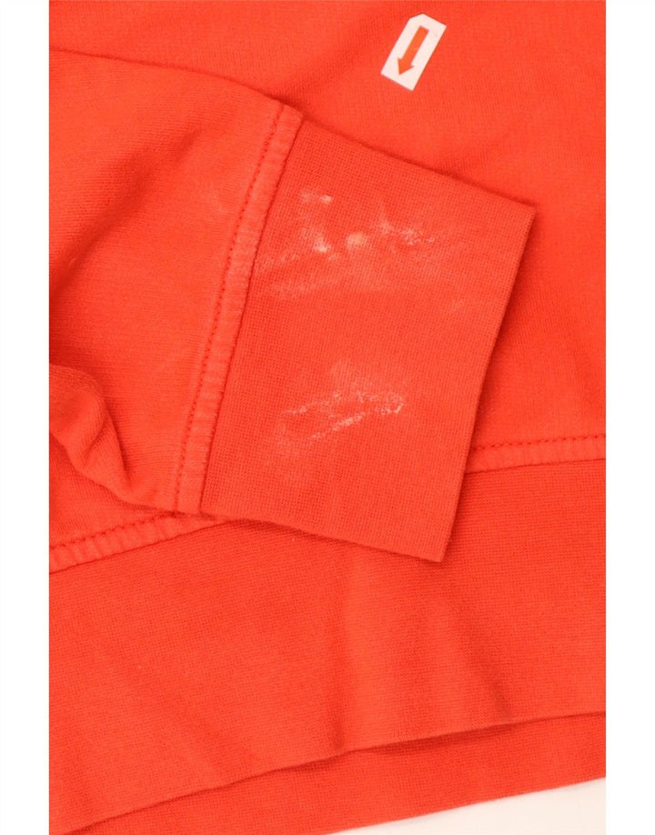Timberland Herren Sweatshirt Pullover Small Orange Baumwolle