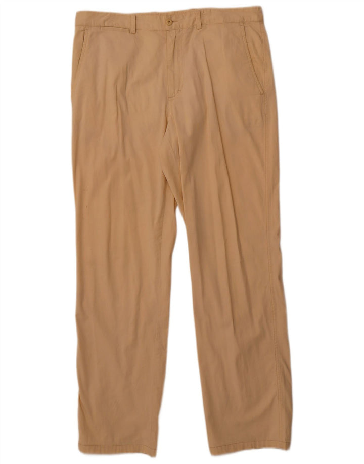 Gerade Chino-Hose für Herren von Avirex, W34, L30, Beige, Baumwolle
