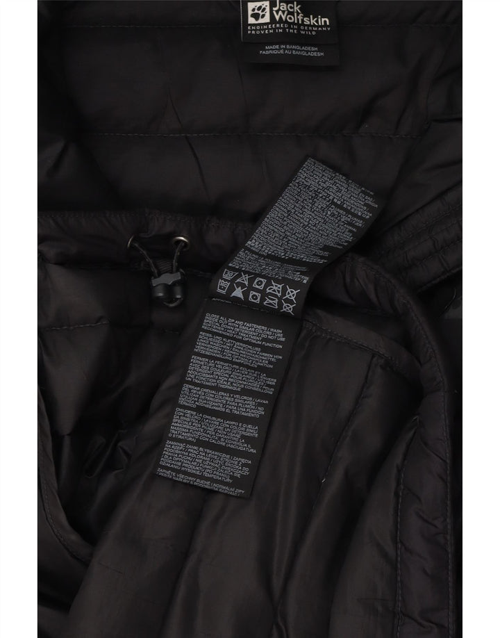 Jack Wolfskin Herren Wattierte Jacke UK 42 XL Schwarz Polyester