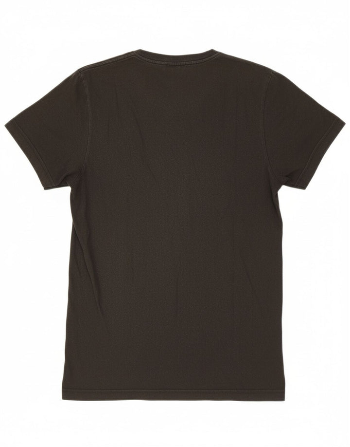 ADIDAS Mens Graphic T-Shirt Top Medium Black Cotton