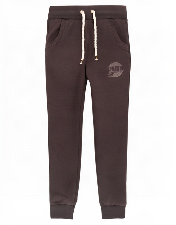 Puma Damen Trainingshose Jogger UK 6 XS Schwarz Baumwolle