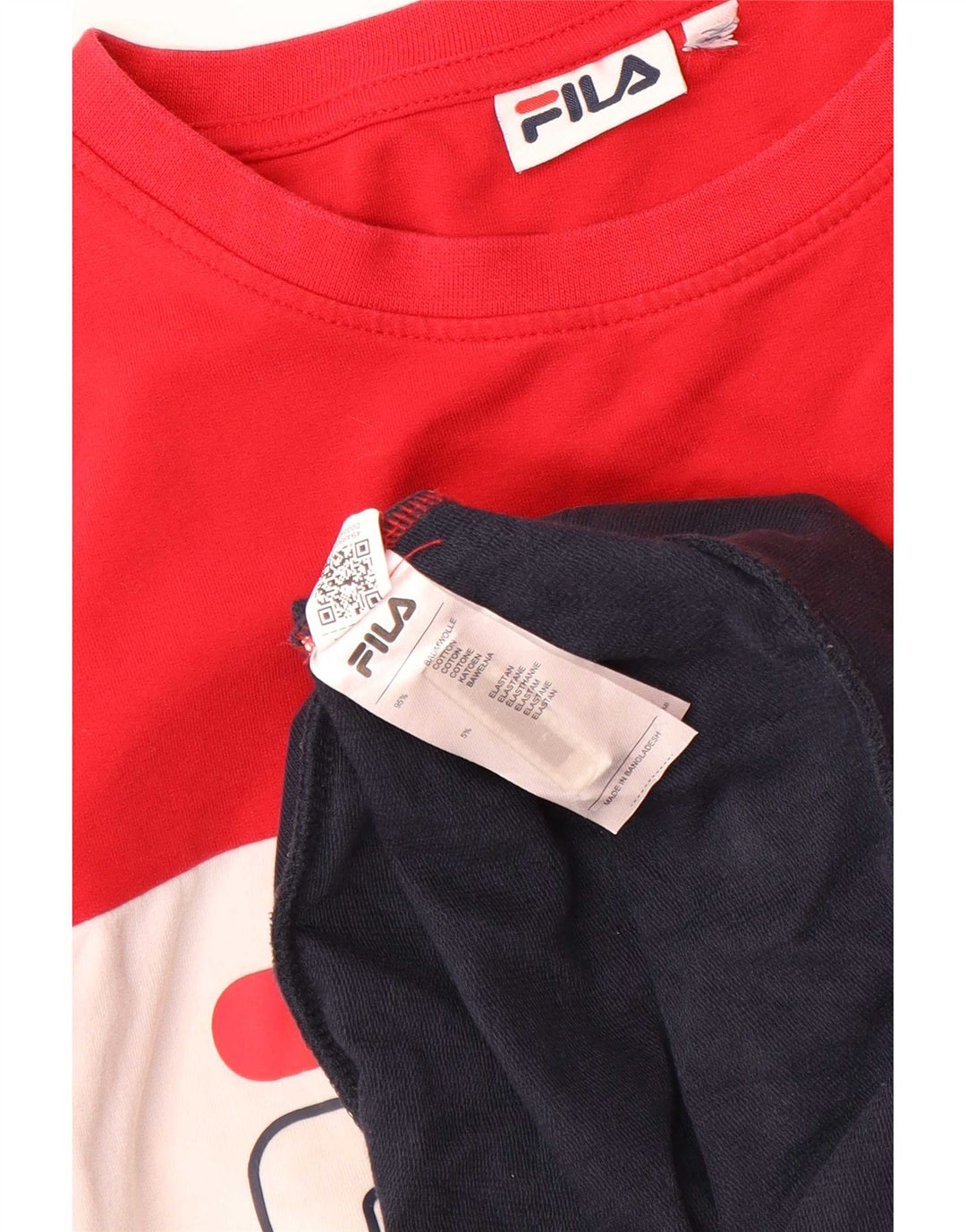 Fila Herren-Sweatshirt mit Grafik, klein, mehrfarbig, Colourblock-Baumwolle