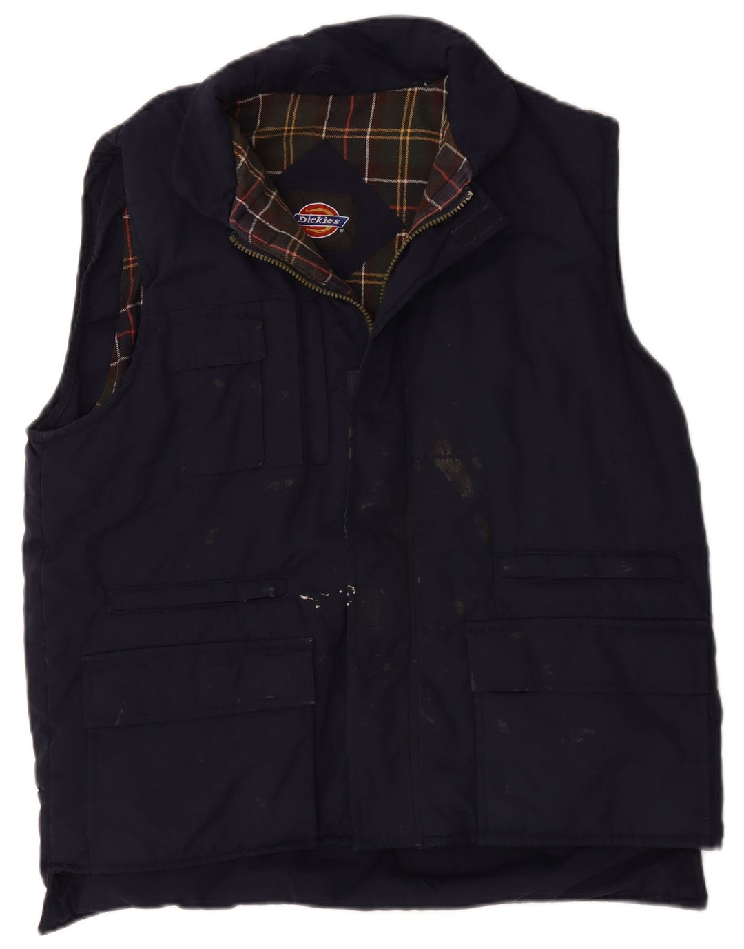 Dickies Herren Utility Gilet UK 40 Large Marineblau Polyester
