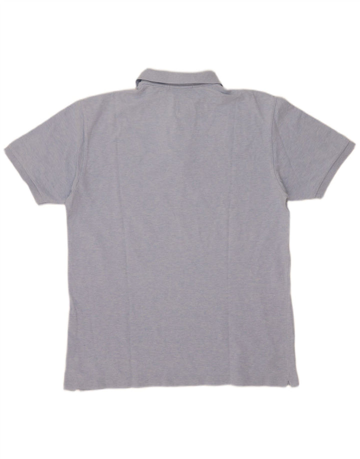 Henry Cottons Herren-Poloshirt XL, blaue Baumwolle
