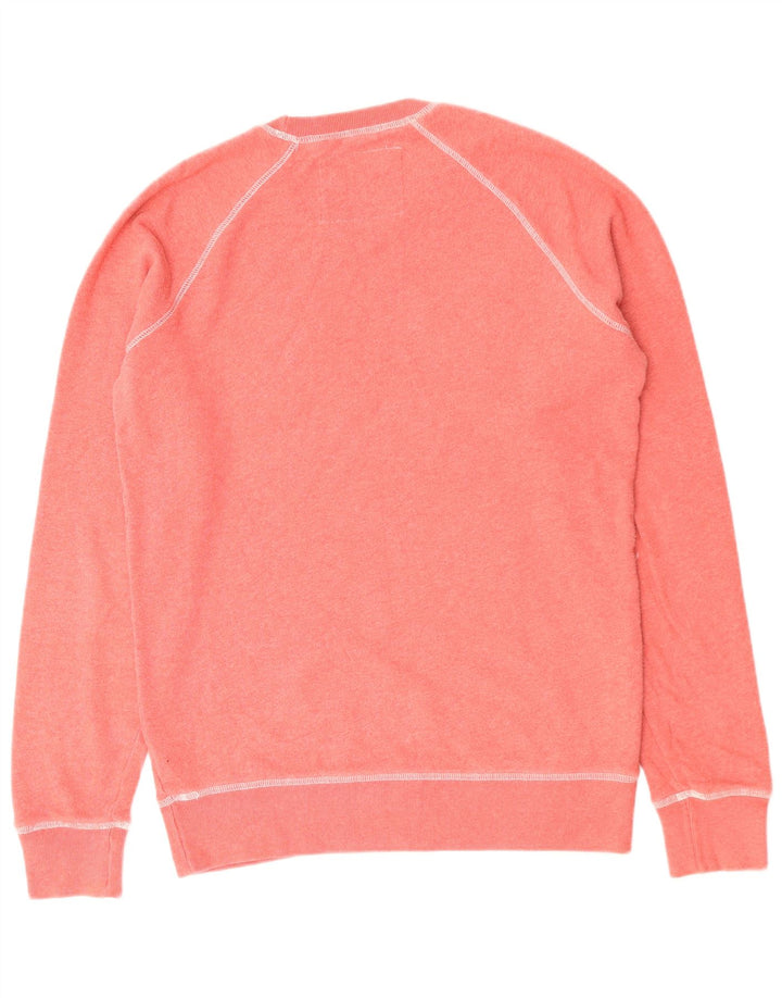 JACK WILLS Herren-Sweatshirt mit Grafik, mittelrote Baumwolle