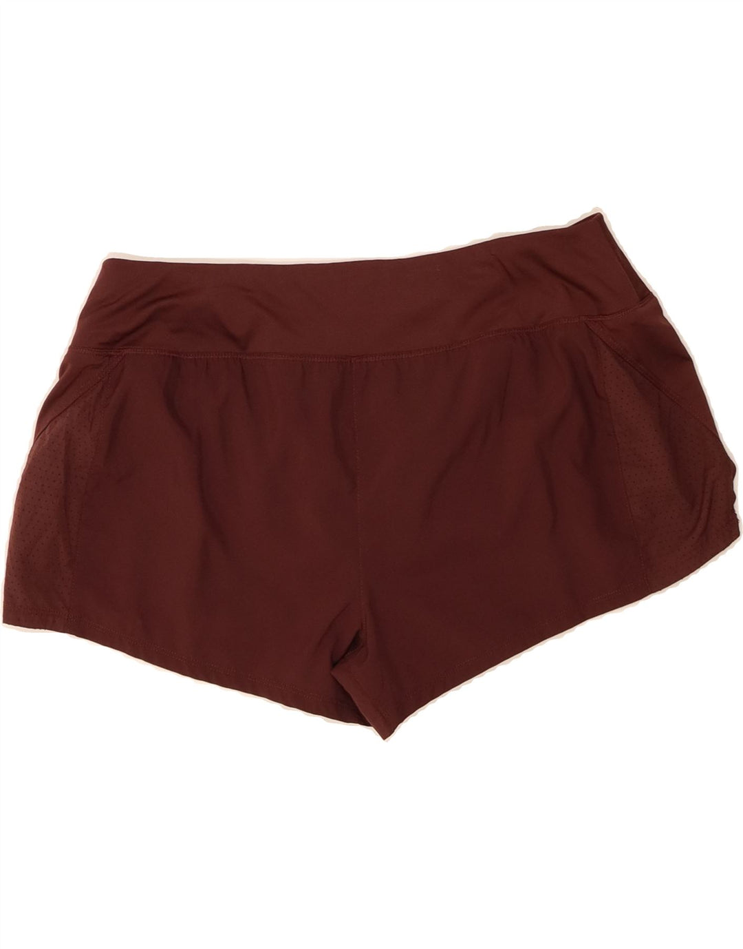 NIKE Womens Dri Fit Sport Shorts UK 16 Large  Brown Polyester Vintage Nike and Second-Hand Nike from Messina Hembry 