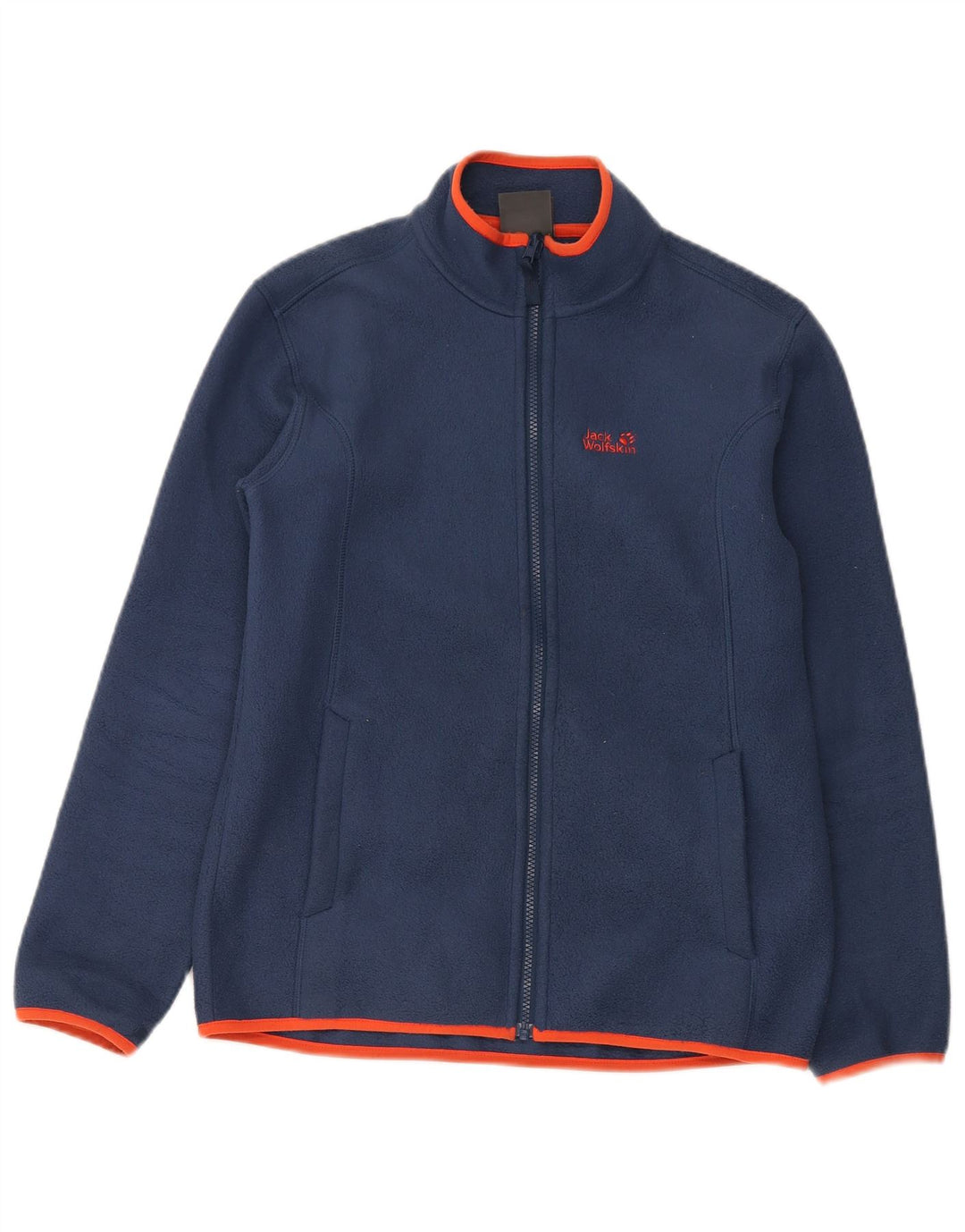 Jack Wolfskin Liner-Fleecejacke für Jungen, 13–14 Jahre, marineblaues Polyester