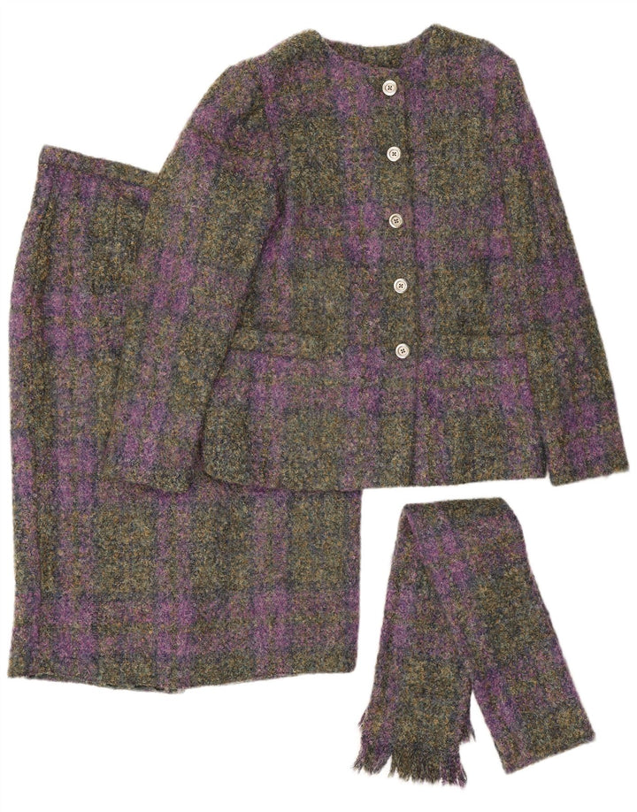 Castleisland Damen-2-teiliges Rock-Set UK 12 Medium W32 Mehrfarbig kariert