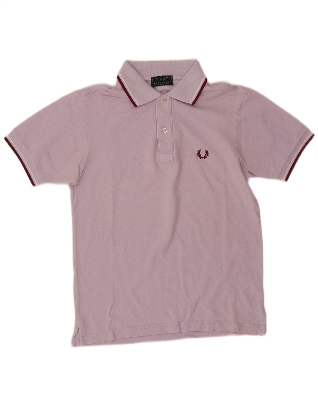 Fred Perry Herren Poloshirt XS Lila Baumwolle