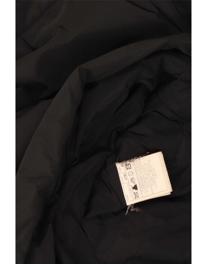 Ermanno Scervino Damen Wattierter Mantel IT 42 Medium Schwarz Polyester