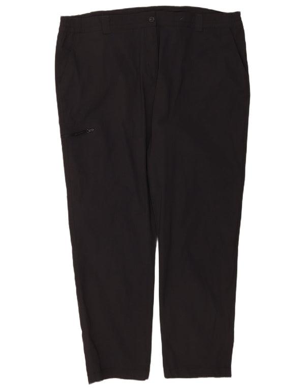 Mountain Warehouse Gerade Cargohose für Damen, UK 20 2XL W40 L30 Schwarz