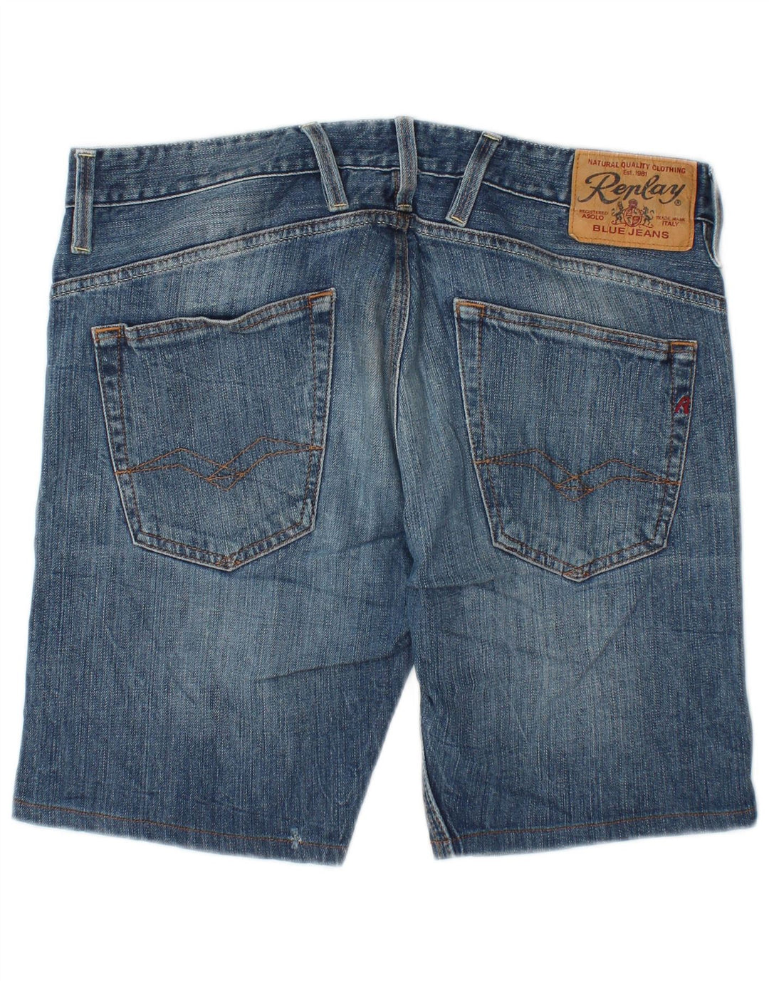 Replay Herren Jeto Denim Shorts W32 Large Blau