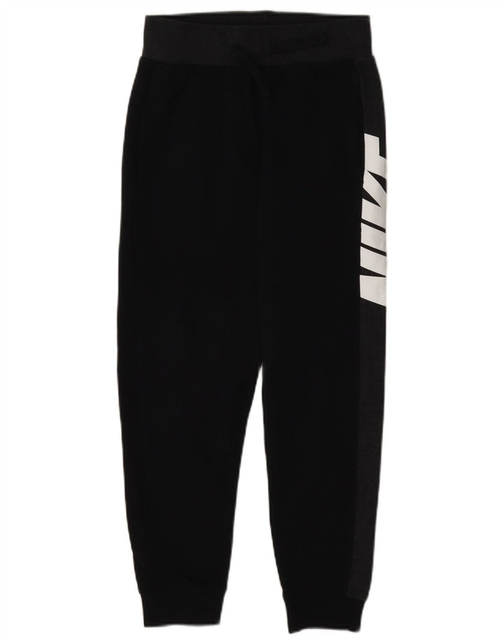 Nike Jungen-Trainingshose mit Grafik, Jogginghose, 8–9 Jahre, Größe S, Schwarz