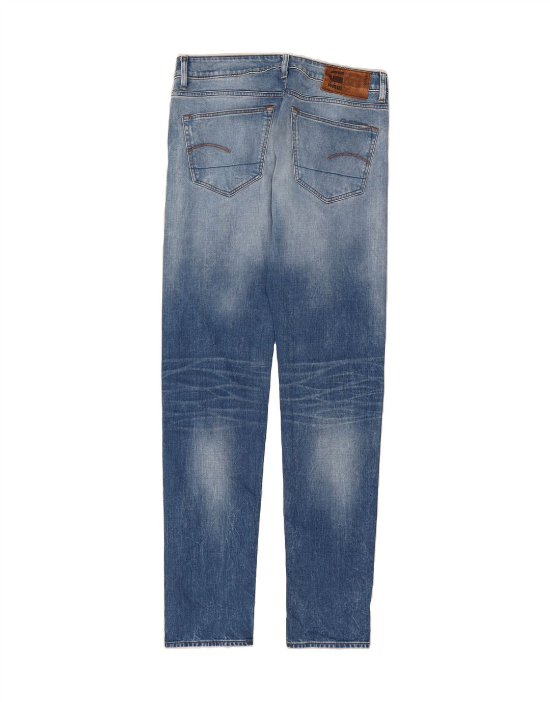 G-STAR Mens 3301 Slim Jeans W30 L36 Blue Cotton Vintage G-Star and Second-Hand G-Star from Messina Hembry 