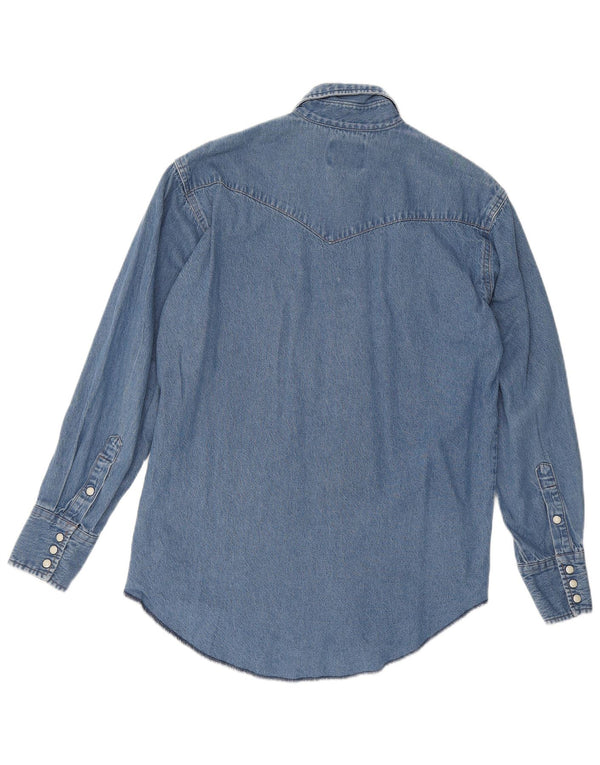 Wrangler Herren Jeanshemd Mittelblau