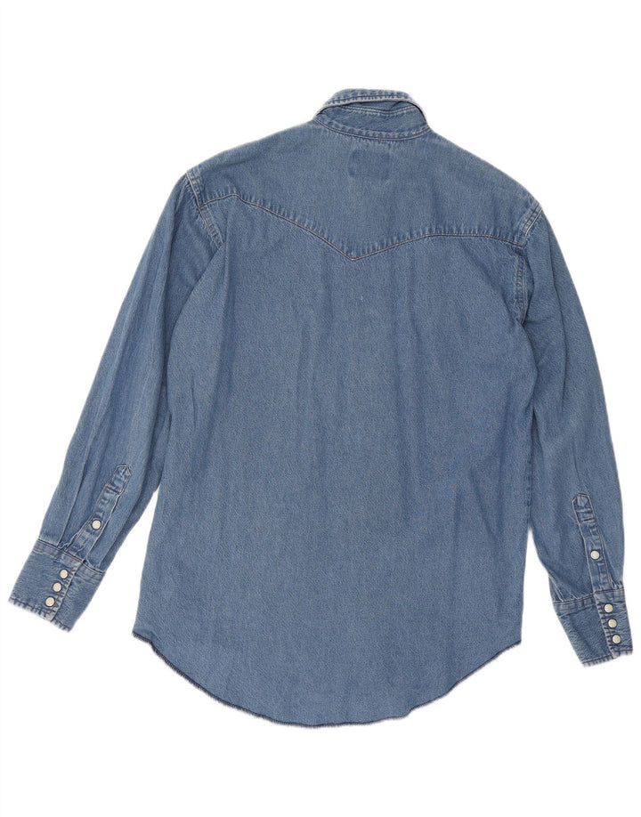 Wrangler Herren Jeanshemd Mittelblau