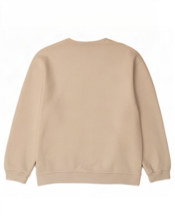 Zara Damen-Sweatshirt in Übergröße mit Grafik, Gr. 10, Größe S, Weiß, Polyester