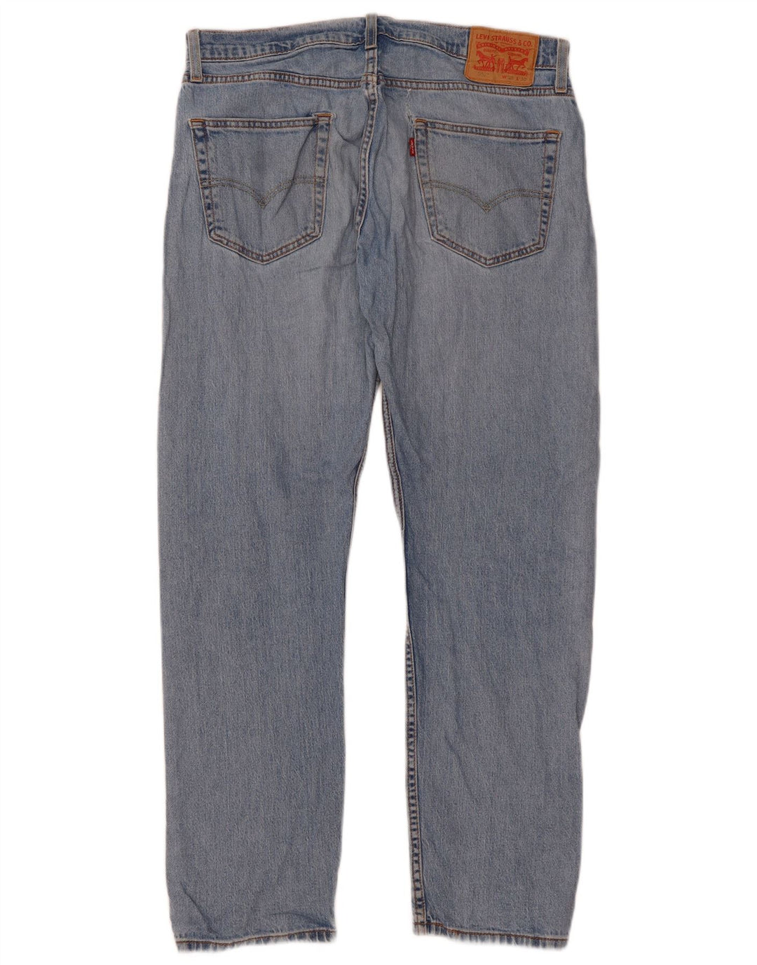 Levi's Herren 502 Straight Jeans W33 L32 Blaue Baumwolle