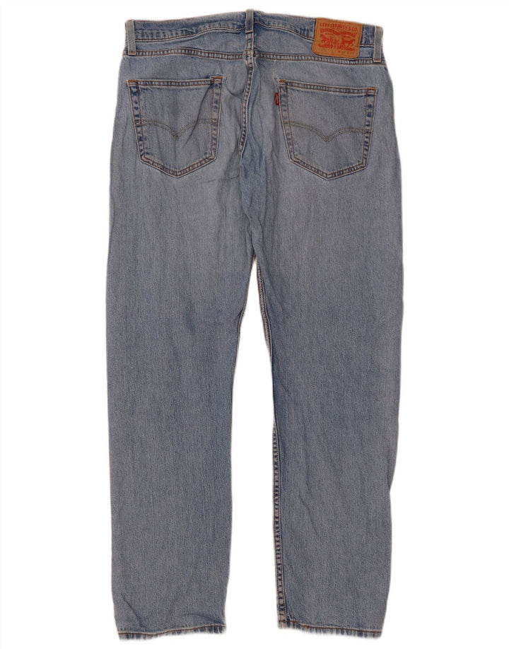 Levi's Herren 502 Straight Jeans W33 L32 Blaue Baumwolle