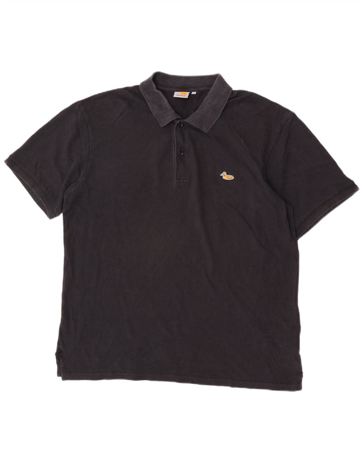 Carhartt Herren Poloshirt 2XL Schwarz Baumwolle