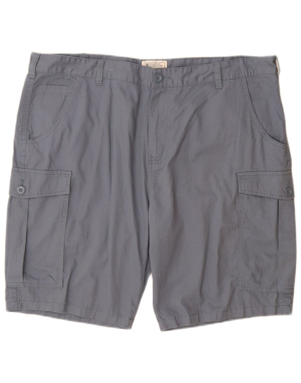 Mountain Warehouse Herren-Cargoshorts W40 XL, blaue Baumwolle
